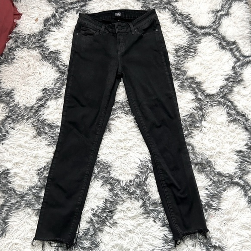 Paige Verdugo Ankle Raw Hem Jeans